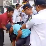 Aksi Petugas Dishub Medan Pengeroyokan Satpam Dinas P3AKB